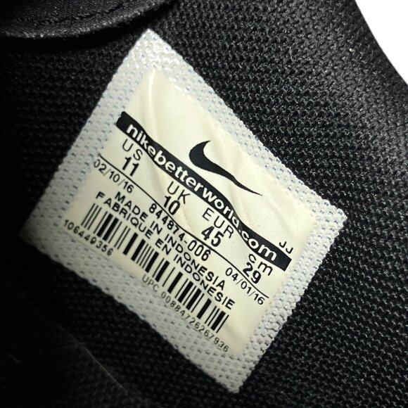 Nike Air‎ Max Modern Essential Men\'s Size 11 All Back Running Shoes 844874-006 main image 4